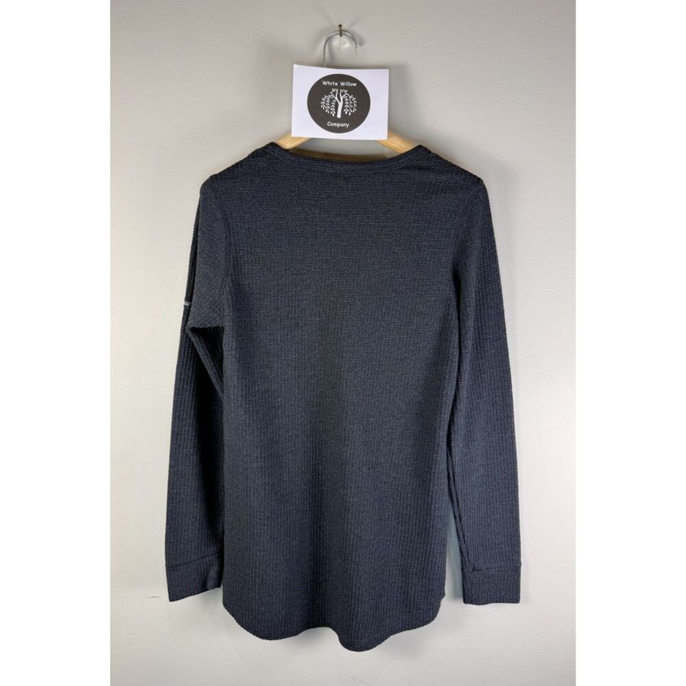 Columbia Women's Dark Gray Thermal V-Neck Long Sleeve Top Size Medium - Picture 10 of 12